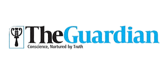The Guardian Newspaper logo as PR partner for personal branding
